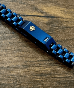 Blue Rolex Crown Jubilee Bracelet