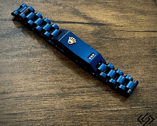 Blue Rolex Crown Jubilee Bracelet