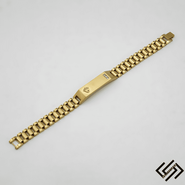 Golden Rolex Crown Jubilee Bracelet