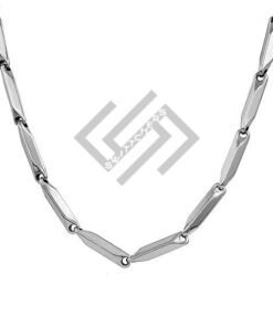 Stainless Steel Silver Rice Chain