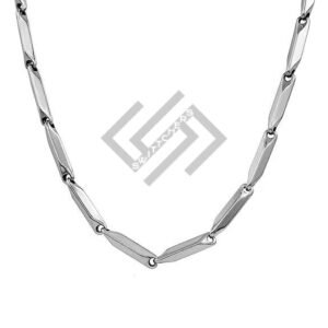 Stainless Steel Silver Rice Chain