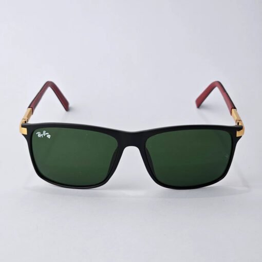 Sleek Textured Wayfarer - 4193 - RB - Gold - Unisex - Image 4