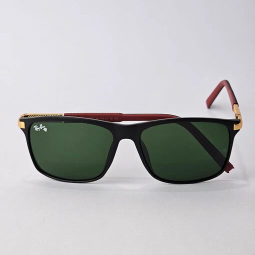 Sleek Textured Wayfarer - 4193 - RB - Gold - Unisex - Image 2