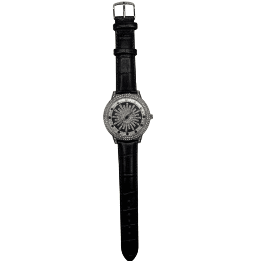 ICED OUT SPINNING WHEEL WATCH - Image 2